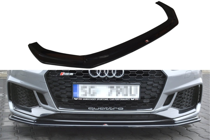 var-AU-RS5-2-FD2T Audi RS5 F5 2017+ Frontsplitter V.2 Maxton Design 