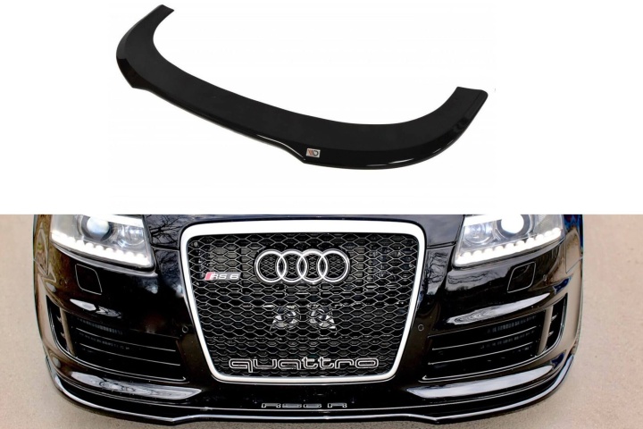 var-AU-RS6-C6-FD1T Audi RS6 C6 2008-2010 Frontsplitter Maxton Design 