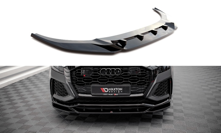 var-AU-RSQ8-1-FD2T Audi RSQ8 Mk1 2019+ Frontsplitter V.2 Maxton Design 