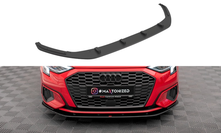 var-AUA38YCNC-FD1B Audi A3 8Y 2020+ Street Pro Frontsplitter V.1 Maxton Design 