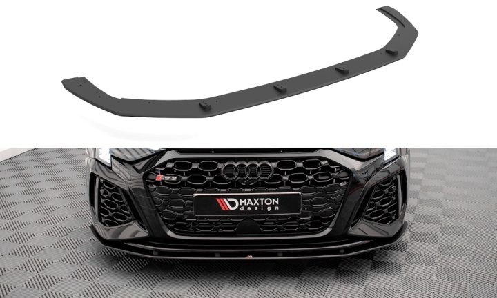 var-AURS38YCNC-FD1B Audi RS3 / Sportback 8Y 2020+ Street Pro Front Splitter V.1 Maxton Design 