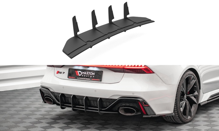 var-AURS7C8CNC-RS1B Audi RS7 C8 2019+ Street Pro Diffuser V.1 Maxton Design 