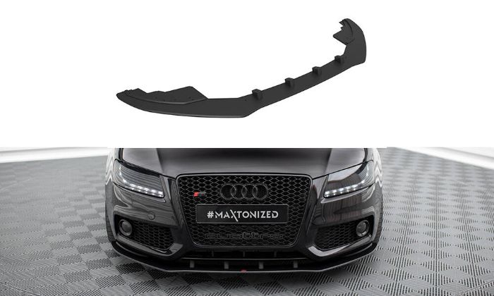 Audi S5 / A5 S-Line 8T 2007-2011 Street Pro Frontläpp / Frontsplitter Maxton Design i gruppen Bilmodeller / Audi / A5 - S5 - RS5 (8T/8F) 2008-2016 / Styling hos DDESIGN AB (var-AUS51CNC-FD1B)