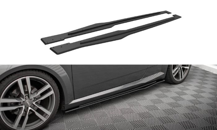 Audi TT S / S-Line 8S 2014-2018 Street Pro Sidokjolar / Sidoextensions Maxton Design i gruppen Bilmodeller / Audi / TT (8J) 2006-2014 & TT (8S) 2014+ / Styling / Sidokjolar hos DDESIGN AB (var-AUTT3SLINECNC-SD1B)