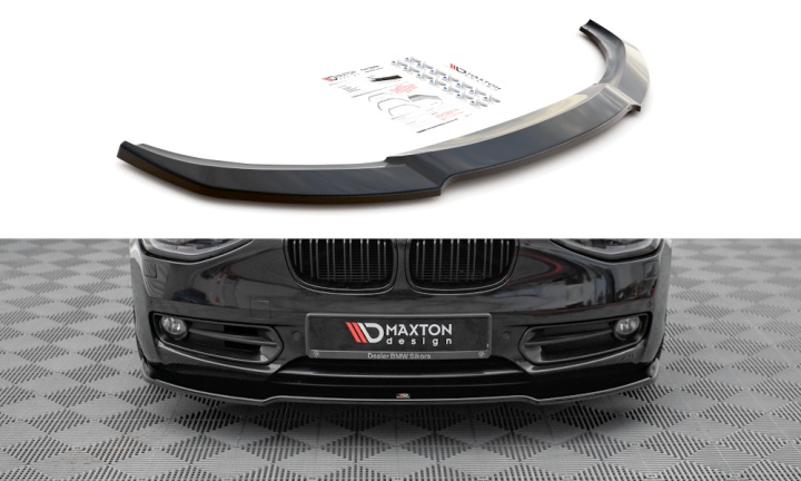 var-BM-1-F20-FD1T BMW 1-Serie F20 2011-2015 Frontsplitter V.1 Maxton Design 