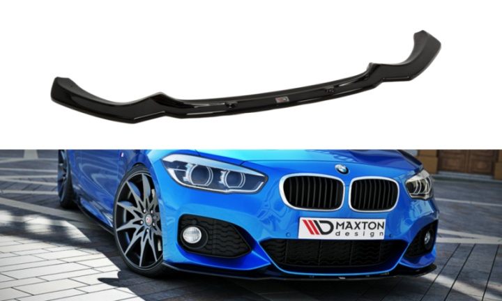 var-BM-1-F20F-M-FD1 BMW 1-Serie F20/F21 M-Sport LCI 2015-2019 Frontsplitter V.1 Maxton Design 