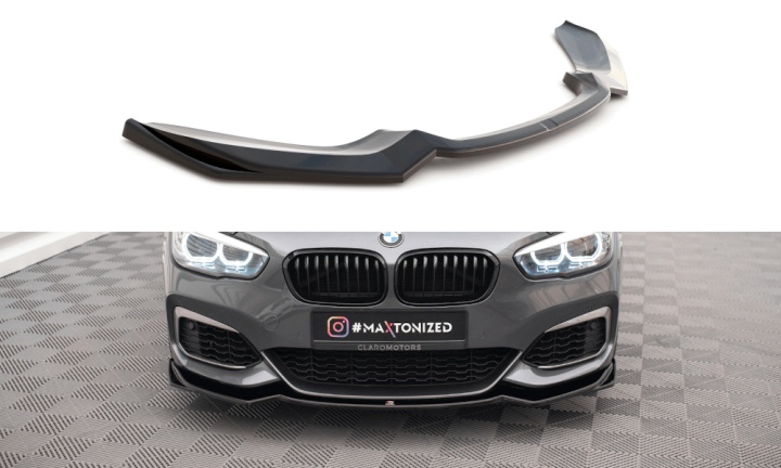 var-BM-1-F20F-M-FD2T BMW 1-Serie F20/F21 M-Sport LCI 2015-2019 Frontsplitter V.2 Maxton Design 