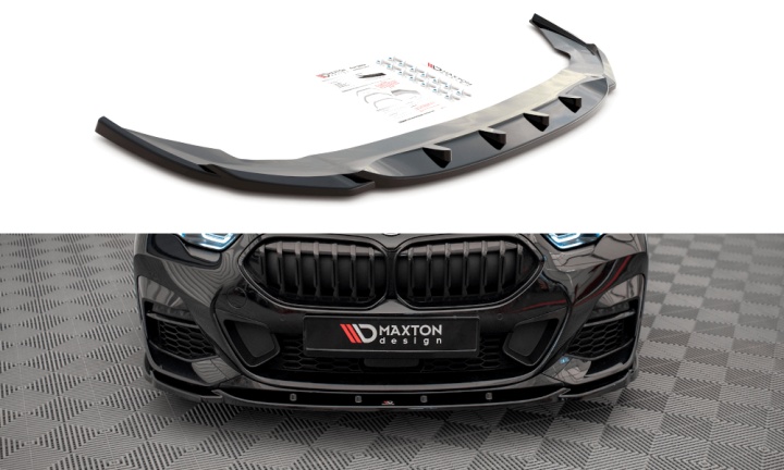 var-BM-2-44-MPACK-FD1T BMW 2 Gran Coupe M-Pack F44 2019+ Frontsplitter V.1 Maxton Design 