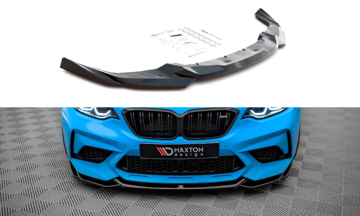 var-BM-2-87-M-COMP-FD1T BMW M2 Competition 2018-2020 Frontsplitter V.1 Maxton Design 