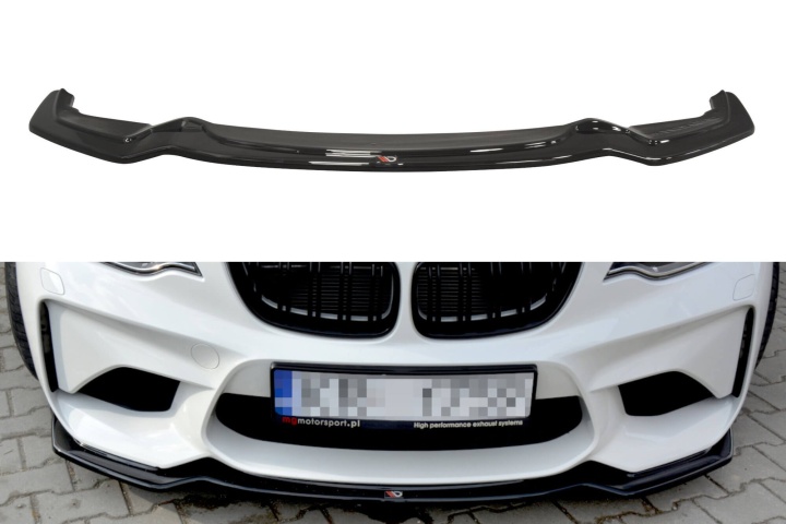 var-BM-2-87-M-FD1T BMW M2 F87 2016-2021 Frontsplitter V.1 Maxton Design 