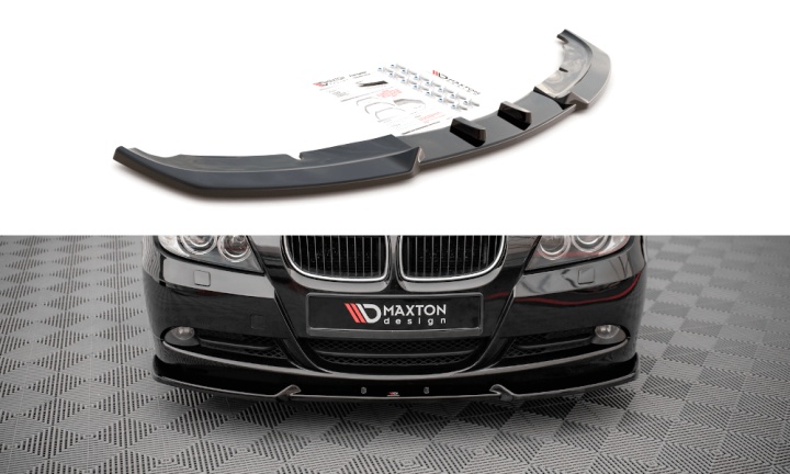 var-BM-3-90-FD1T BMW 3-Serie E90/E91 2004-2008 Frontsplitter V.1 Maxton Design 