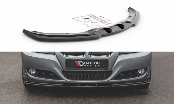 var-BM-3-91-FD1T BMW 3-Serie E90/E91 LCI 2008-2011 Frontsplitter V.2 Maxton Design 