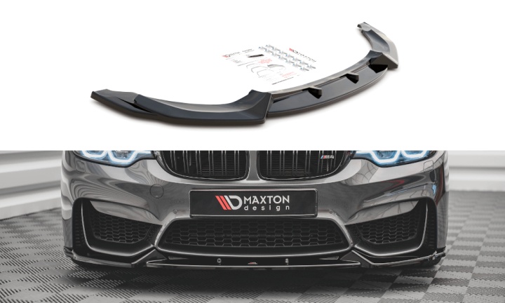 var-BM-4-82-M-FD1T BMW M4 F82 2014-2020 Frontsplitter V.1 Maxton Design 