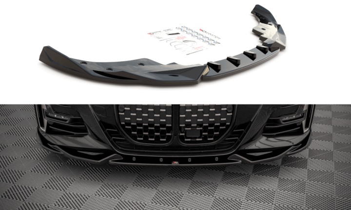 var-BM-4-G22-MPACK-FD2T BMW 4-Serie G22 M-Sport 2020+ Frontsplitter V.2 Maxton Design 