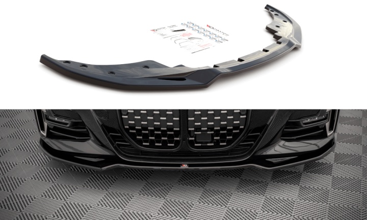 var-BM-4-G22-MPACK-FD3T BMW 4-Serie G22 M-Sport 2020+ Frontsplitter V.3 Maxton Design 