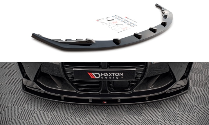 var-BM-4-G82-M-FD1T BMW M3 G80 / M4 G82 2021+ Frontsplitter V.1 Maxton Design 