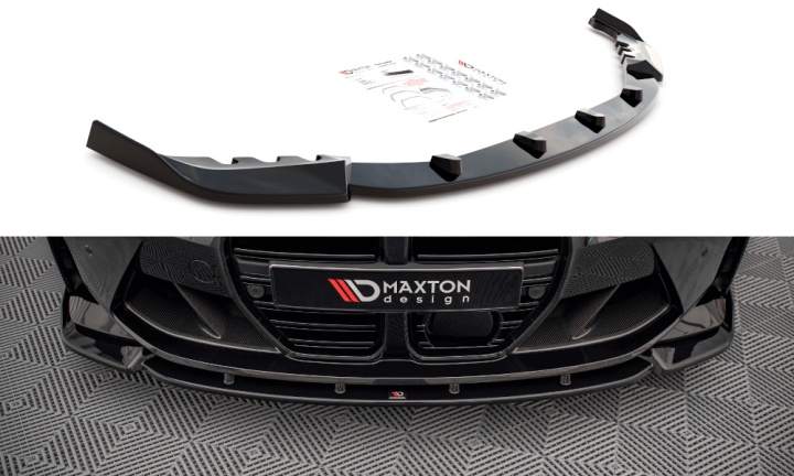 var-BM-4-G82-M-FD3T BMW M3 G80 / M4 G82 2021+ Frontsplitter V.3 Maxton Design 