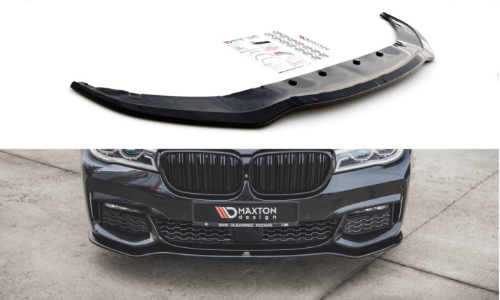 var-BM-7-11-MPACK-FD1T BMW 7-Serie M-Sport G11 2015-2018 Frontsplitter V.1 Maxton Design 