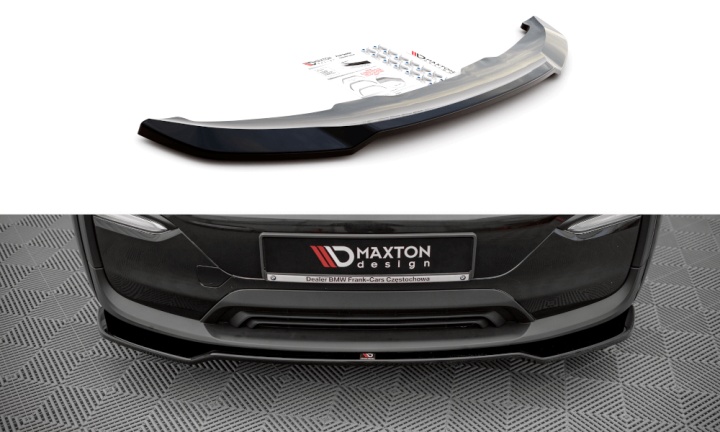 var-BM-I3-1-FD1T BMW i3 Mk1 Facelift 2017-2022 Frontsplitter V.1 Maxton Design 