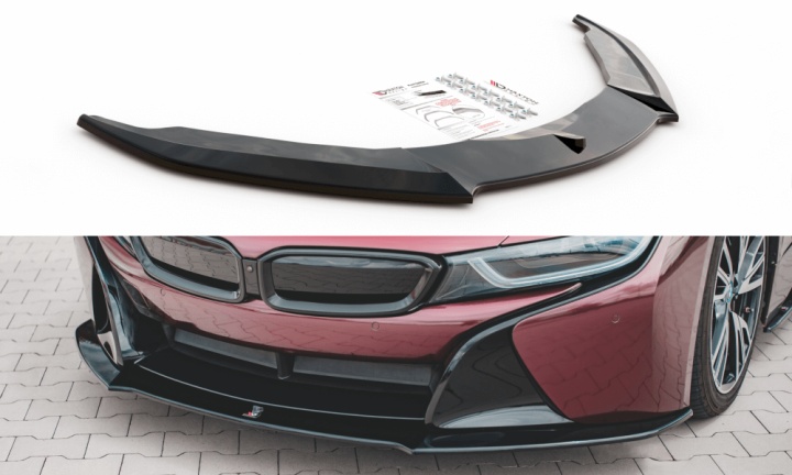 var-BM-I8-1-FD1T BMW i8 2014-2020 Frontsplitter Maxton Design 
