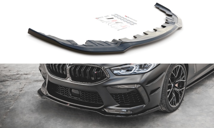 var-BM-M8-G16-FD2T BMW M8 Gran Coupe F93 2019+ Frontsplitter V.2 Maxton Design 