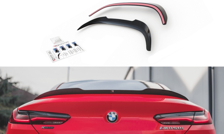 var-BM-M850-G15-CAP1T BMW 8-Serie Coupe M-Pack G15 2018+ Vingextension V.1 Maxton Design 