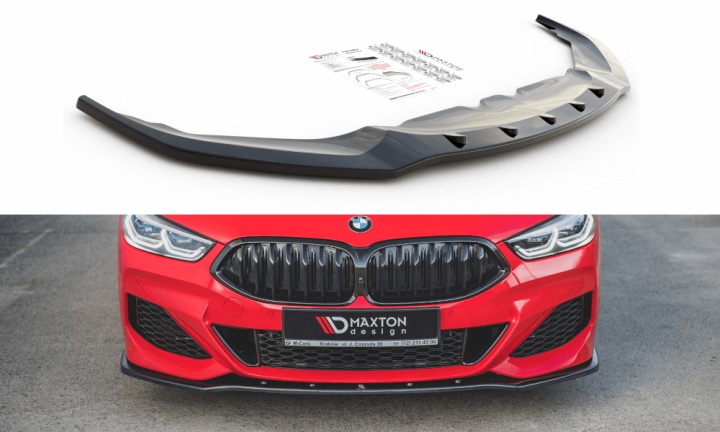 var-BM-M850-G15-FD1T BMW 8-Serie Gran / Coupe M-Pack G15 2018+ Frontsplitter V.1 Maxton Design 