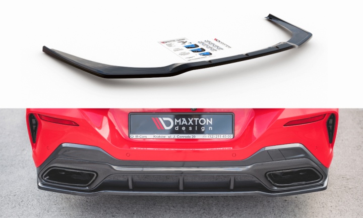 var-BM-M850-G15-RD1T BMW 8-Serie Coupe M-Pack G15 2018+ Bakre Splitter V.1 Maxton Design 