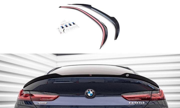 var-BM-M850-G16-GC-CAP1T BMW 8-Serie Gran Coupe M-Pack G16 2019+ Vingextension V.1 Maxton Design 