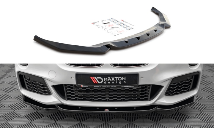 var-BM-X1-48-MPACK-FD1T BMW X1 M-Paket 2015-2019 Frontsplitter V.1 Maxton Design 