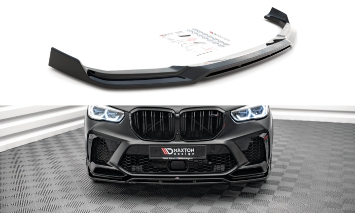 var-BM-X5M-05-FD3T-FD3RT BMW X5M F95 2018+ Frontsplitter V.3 Maxton Design 