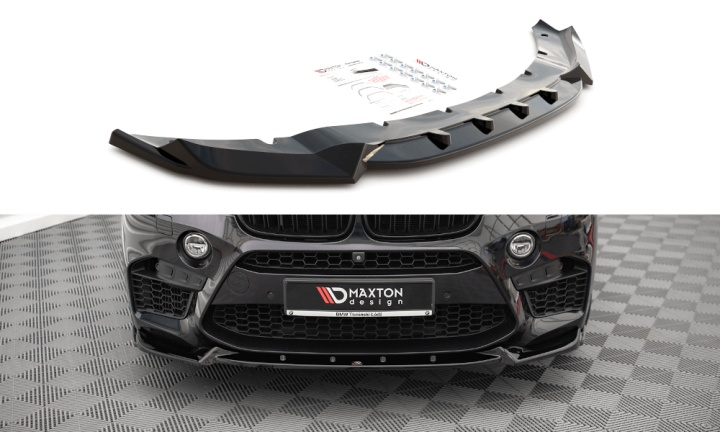 var-BM-X5M-15-FD1T BMW X5 M F15 2014-2018 Frontsplitter V.1 Maxton Design 