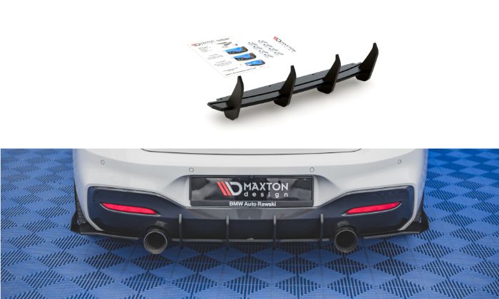 BMW M140I 2017-2019 Racing Diffuser V.3 Maxton Design i gruppen Bilmodeller / BMW / 1-serie 2-serie (F20-F23) 2011-2019 / Styling / Diffuser hos DDESIGN AB (var-BM1F20FMCNC-RS3)