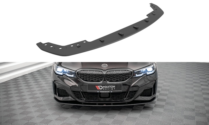 var-BM320MPACKCNC-FD1B BMW 3-serie M-Pack G20 / G21 2018-2022 Street Pro Frontsplitter V.1 Maxton Design 