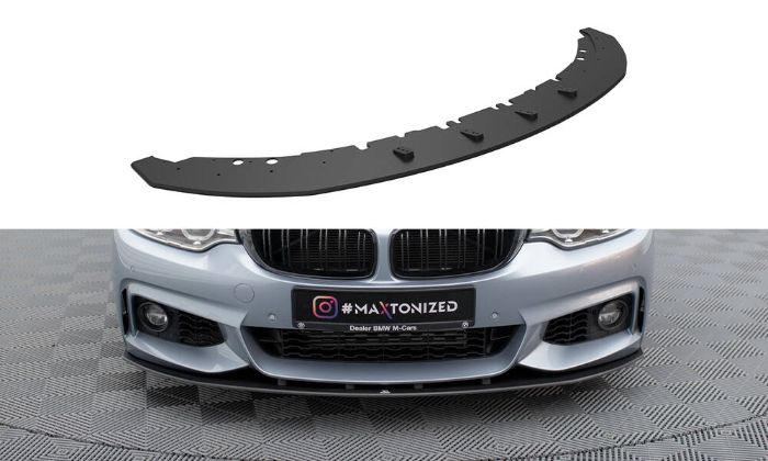 BMW 4-Serie F32 M-Sport 2013-2020 Street Pro Frontläpp / Frontsplitter Maxton Design i gruppen Bilmodeller / BMW / 3-serie-4-serie (F30-F36) 11-19 / Styling / Frontläppar hos DDESIGN AB (var-BM4F32MPACKCNC-FD4B)