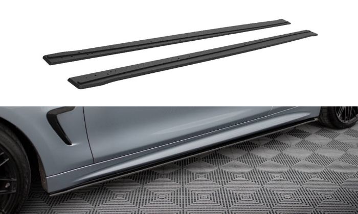 BMW 4-Serie F32 M-Sport 2013-2020 Street Pro Sidokjolar / Sidoextensions Maxton Design i gruppen Välj bilmodell / BMW / 3-serie-4-serie (F30-F36) 11-19 / Styling / Sidokjolar hos DDESIGN Scandinavia AB (var-BM4F32MPACKCNC-SD2B)