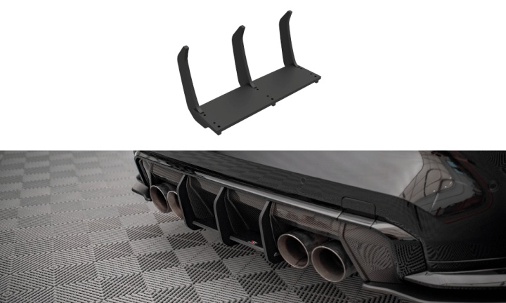 var-BM4G82MCNC-RS1B BMW M4 G82 2021+ Street Pro Diffuser V.1 Maxton Design 