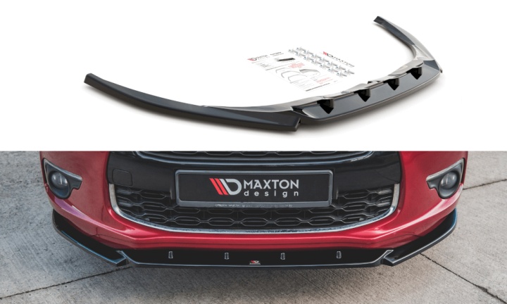 var-CI-DS4-1-FD1T Citroen DS4 2011-2015 Frontsplitter V.1 Maxton Design 