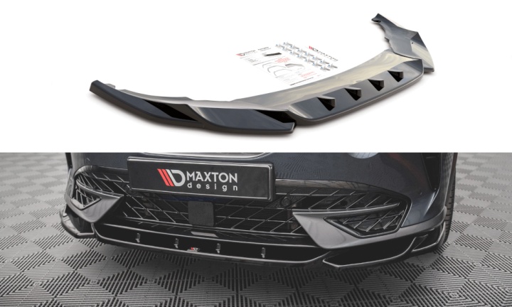 var-CU-FO-1-FD1T Cupra Formentor 2020+ Frontsplitter V.1 Maxton Design 