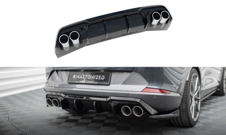 Cupra Formentor Mk1 2020- Diffuser med Utblåsimitationer V.3 Maxton Design i gruppen Bilmodeller / Cupra / Formentor 2020+ hos DDESIGN AB (var-CU-FO-1-RS3G-RS3RGEXH)