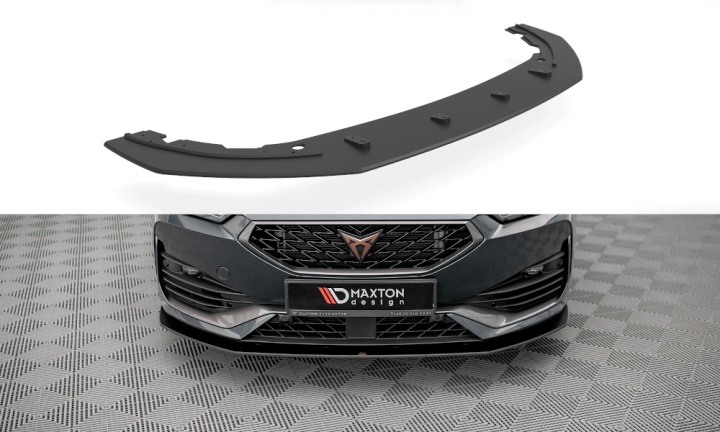 var-CULE1CNC-FD1B Seat Leon Cupra Mk4 2020+ Street Pro Frontsplitter V.1 Maxton Design 