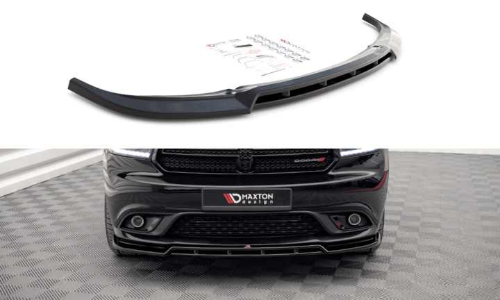 var-DO-DU-3-RT-FD2T-FD2RT Dodge Durango RT Mk3 2014-2018 Frontsplitter V.1 Maxton Design 