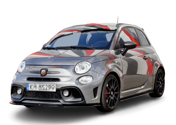 var-FI-500-1F-AB-FD1T Fiat 500 Abarth Facelift 2016+ Frontsplitter V.1 Maxton Design 