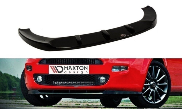 var-FI-GP-EVO-FD1T Fiat Grande Punto Evo 2009-2018 Frontsplitter Maxton Design 