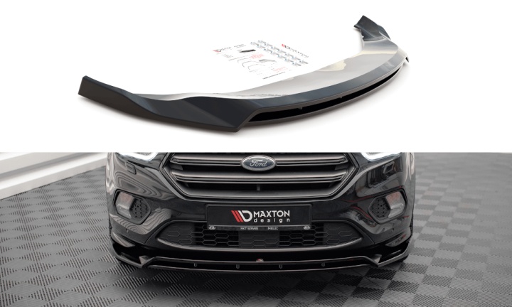 var-FO-ES-3-STLINE-FD1T-F Ford Escape ST-Line Mk3 2012-2019 Frontsplitter V.1 Maxton Design 