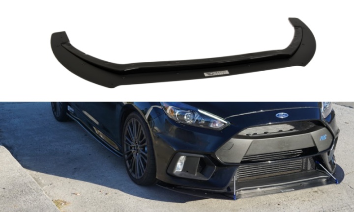 var-FO-FO-3-RS-FD1T-CNCA Ford Focus RS MK3 2015-2018 Hybrid Racing Splitter Maxton Design 