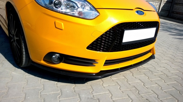 var-FO-FO-3-ST-FD1 Ford Focus ST 2012-2014 Frontsplitter Maxton Design 