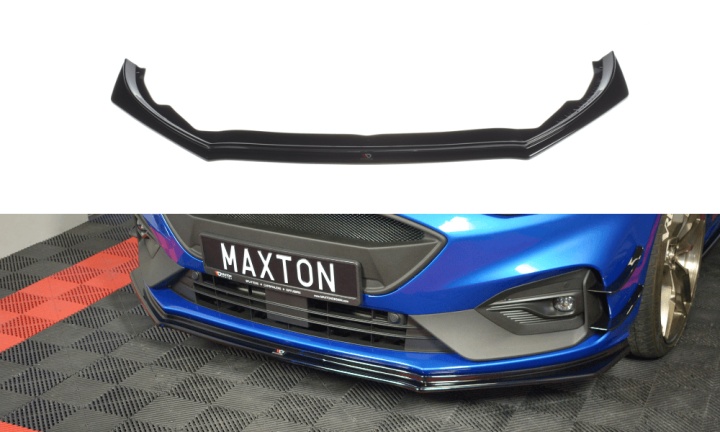 var-FO-FO-4-STLINE-FD5T Ford Focus ST / ST-Line 2018+ Frontsplitter V.5 Maxton Design 