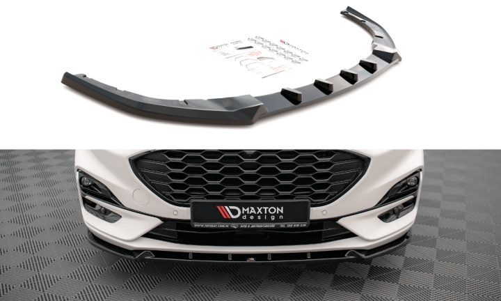 var-FO-KU-3-STLINE-FD1T Ford Kuga ST-Line Mk3 2019+ Frontsplitter V.1 Maxton Design 