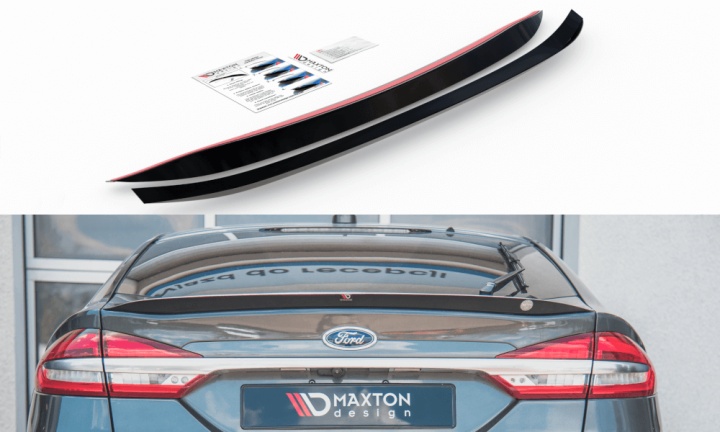 var-FO-MO-5F-LB-CAP1T Ford Mondeo Liftback Facelift 2019+ Vingextension V.1 Maxton Design 